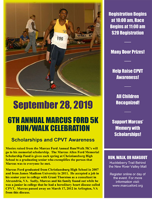 Marcus Ford 6th Annual 5K